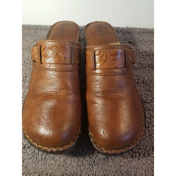 BOC By Born Women's Sz10M Brown Vegan Leather Slip on Clog/Mule Comfort Shoes - Picture 2 of 13